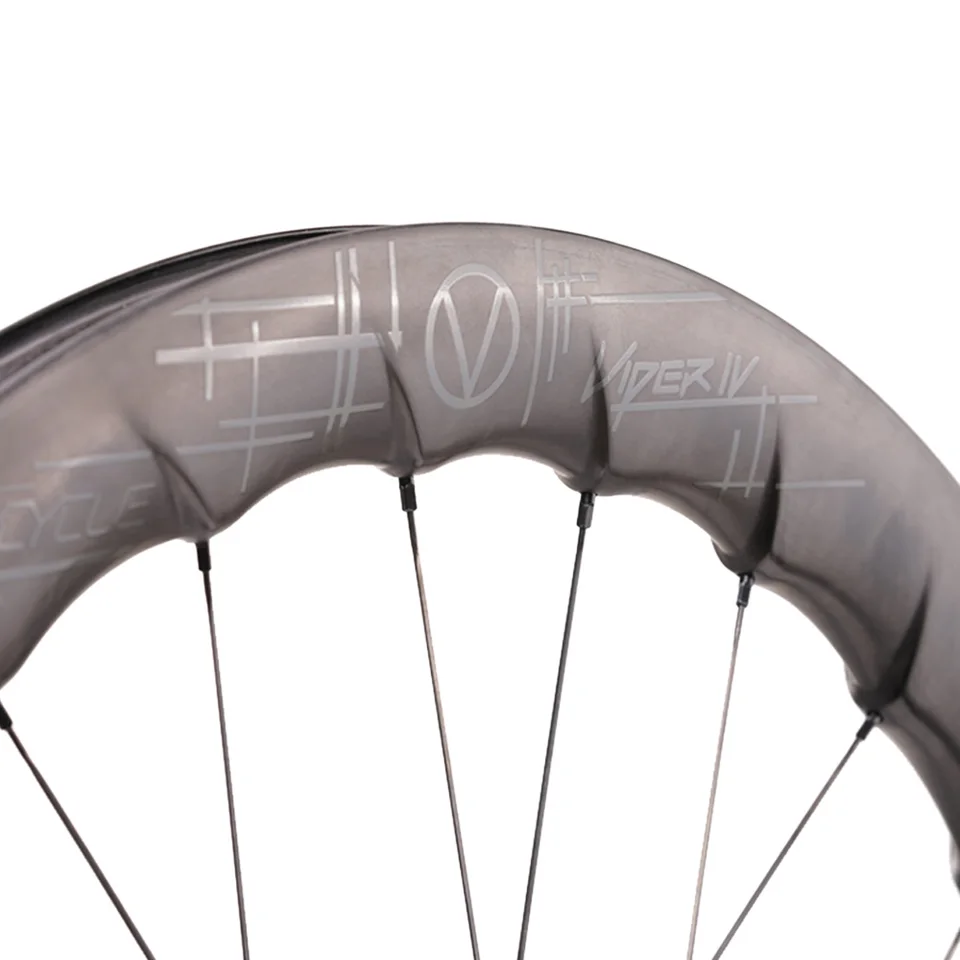 Vcycle-Vクラスiv超軽量カーボンホイール,チューブレス,リム58mm,24穴