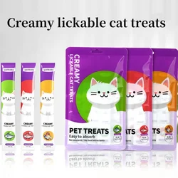 15g*100pcs Large Capacity Cat Food Royal Canin Wet Cat Snacks Salmon Tuna Snacks For Cats Raw Meat Long Cat Feed Canned Food