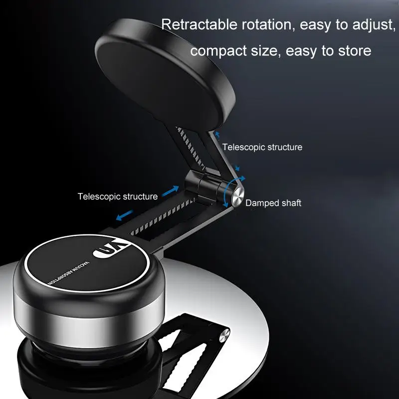 CZ16 Car Navigation Bracket Electric Suction Cup Car Holder Magsafe Magnetic Cell Phone Holder, Type-C 130mAh Battery