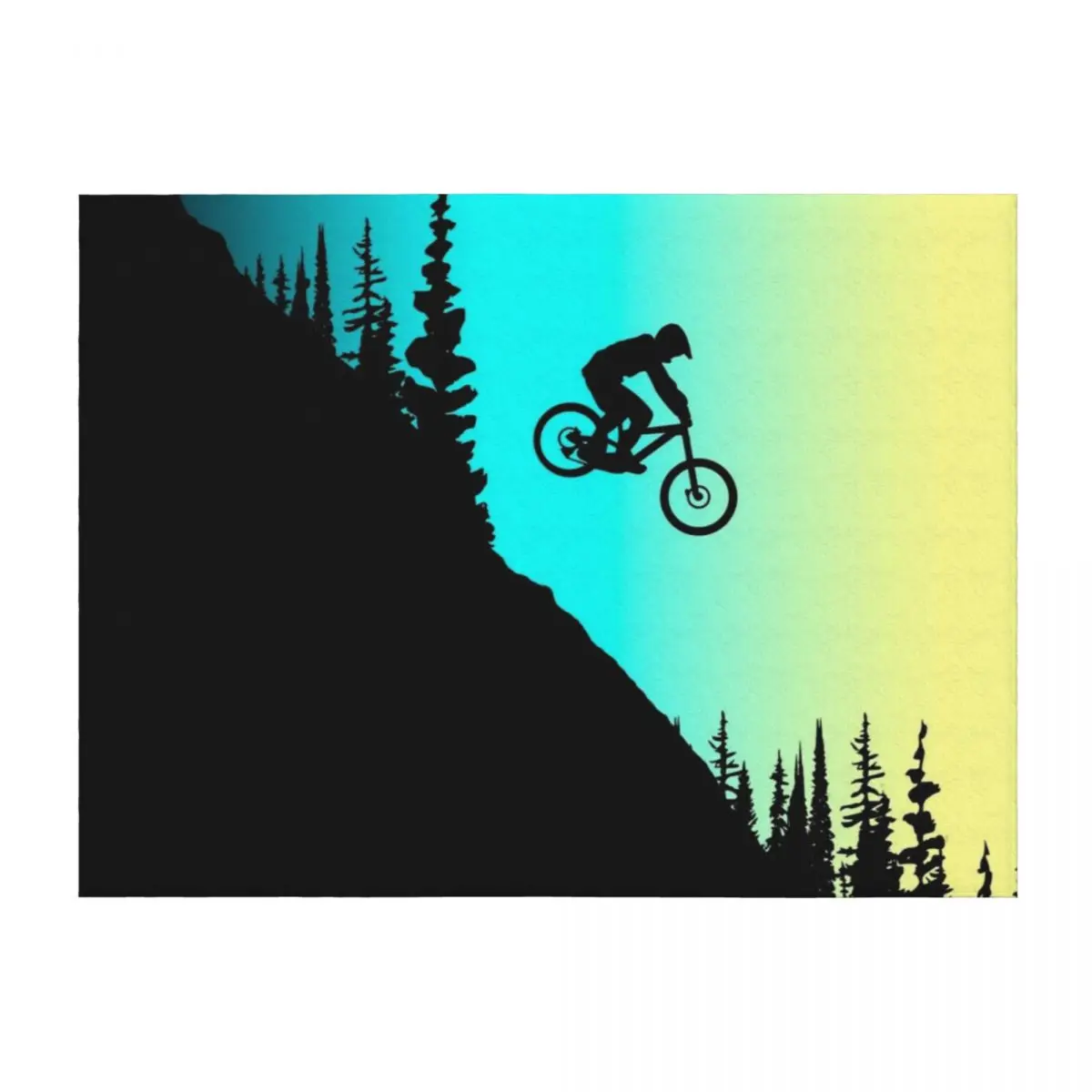

MTB Colors Throw Blanket Moving funny gift Soft Blankets