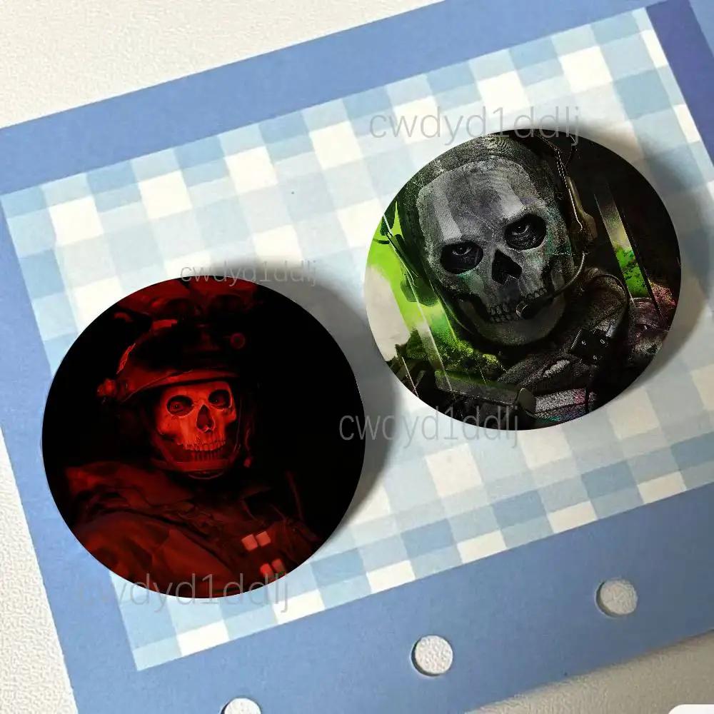 

COD Call Of Duty Black Ops 6 Button Pins Cartoon Badge Round Brooch on Backpack Accessories Jewelry Gift for Friend