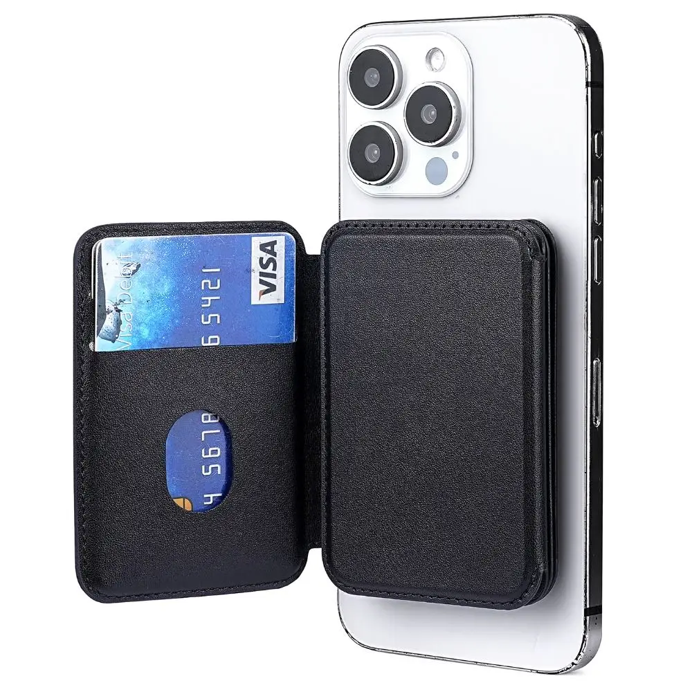 

Держатель для карт-кошелька Magsafe с зеркалом, сильная адсорбционная магнитная подставка, безопасность для iPhone 17, 16, 15, 14, 13, ProMax