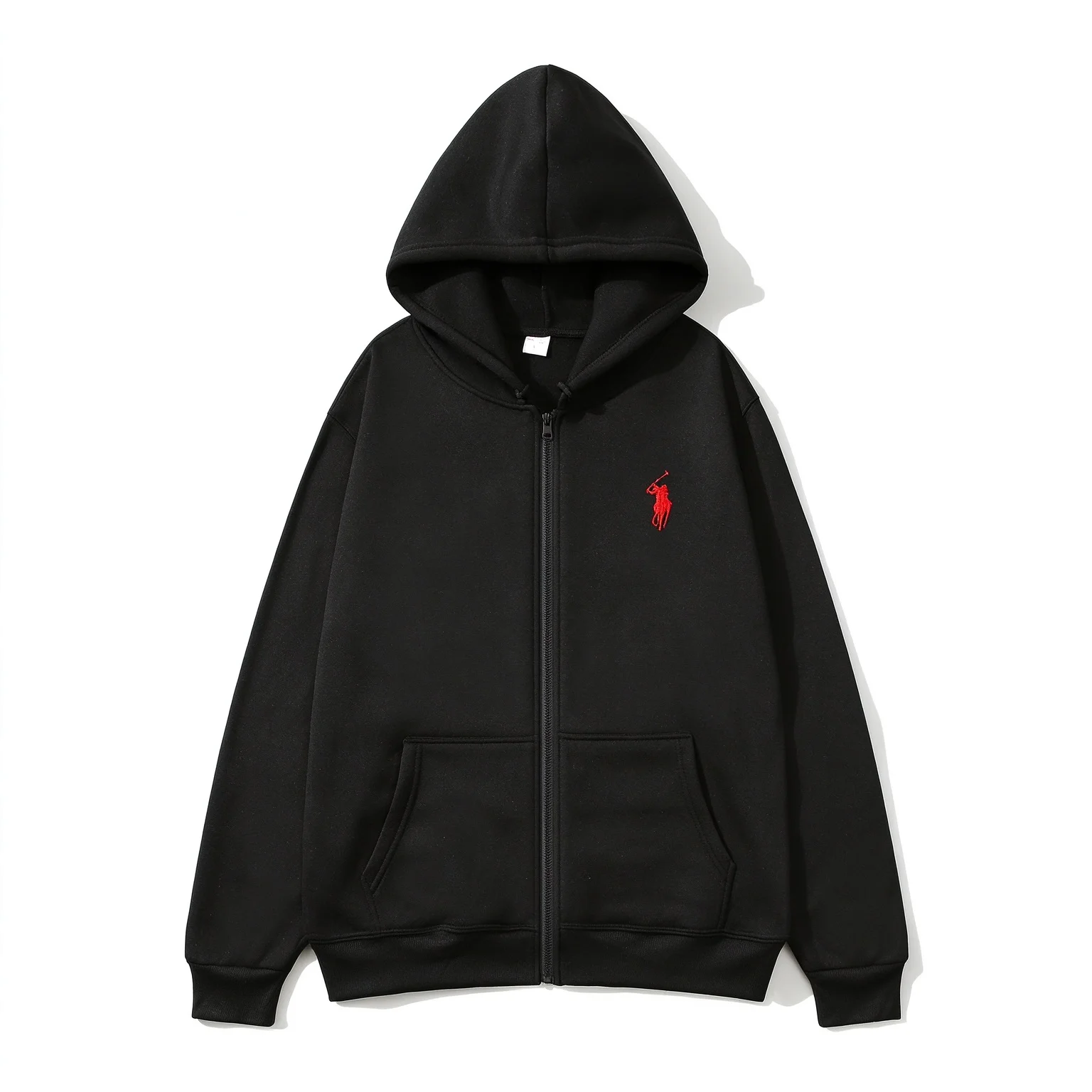 2026 A/W Embroidered Harajuku Y2K Zip Hoodie, New Punk Street Style Unisex Hooded Sweatshirt, Casual Sports Jacket