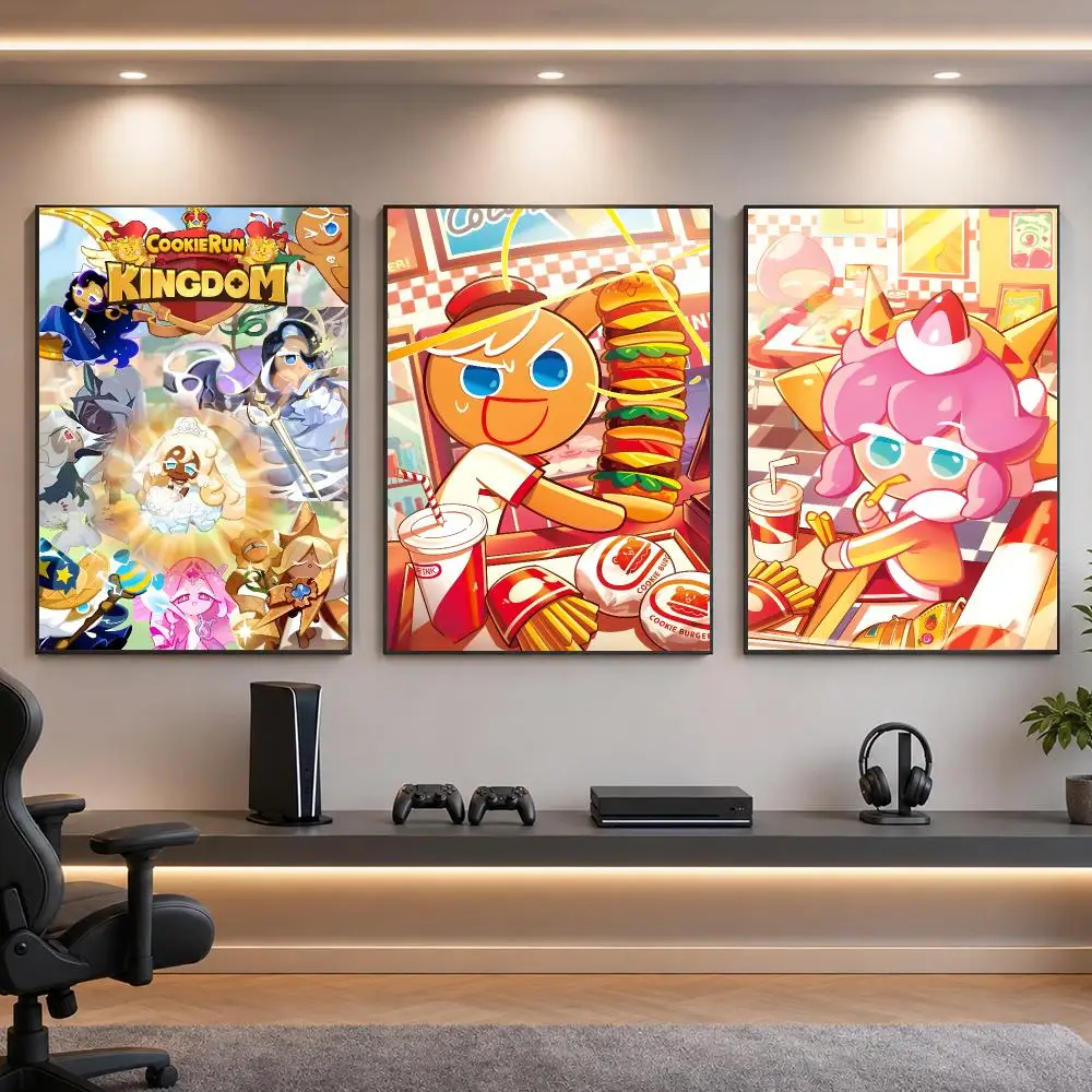 Game G-Gingerbread Kingdom Poster HD Removable Wall Art Gift Bedroom Lounge Dorm Office Gaming Cafe Bars