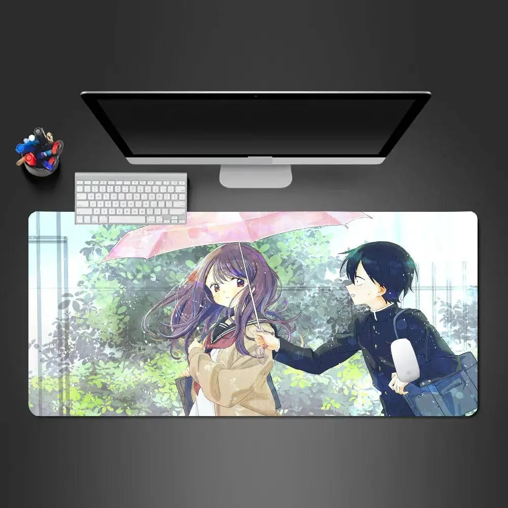 Kubo Won't Let Me Be Invisible Anime Mousepad Non-slip Suitable For Office Computers Laptops E-sports Game Desk Mats XXL Keyboar