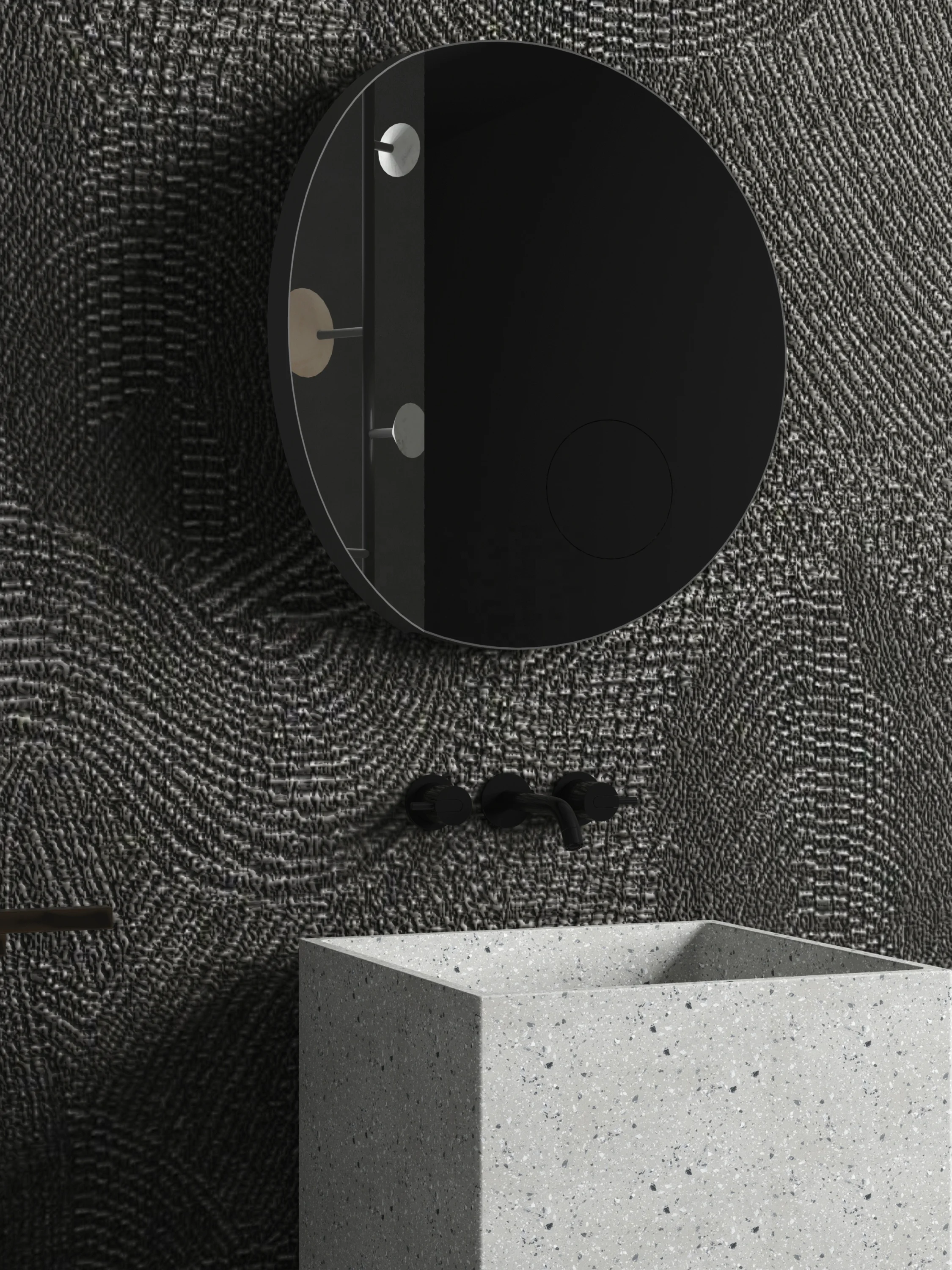 Lavatório do banheiro com plataforma, Pia com armário, pode personalizar, moderno