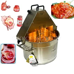 220V Small 10L Cooking Pot Stir-Fry Machine Wok for Commercial Home Use Electric Jam Sauce Mixer Cooking Mixer Jam Making Maker