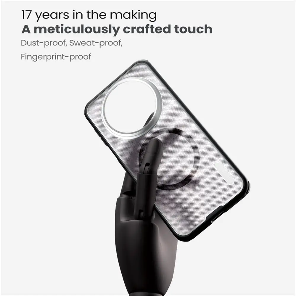 Nillkin Etui MagSafe Frosted Shield do Huawei Mate 80 Pro / 80 Pro Max, Magnetyczne Etui Ochronne, Odporne na Wstrząsy, Tylna Obudowa do Huawei Mate80 — zdjęcie produktu 3