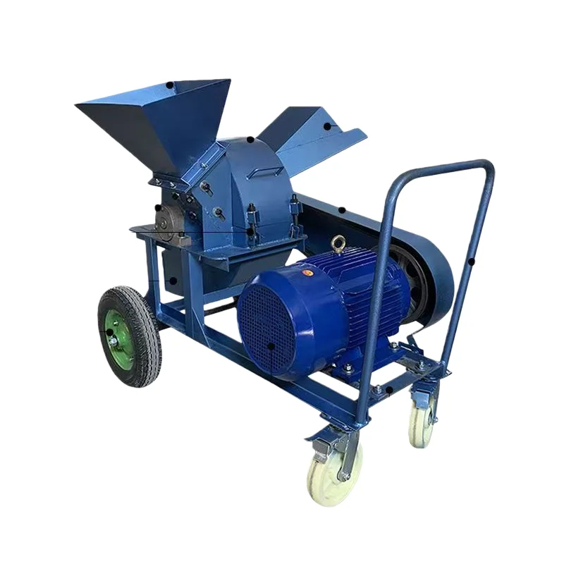 Multi-Functional Wood Straw Crusher And Hay Cutter | Sawdust Machine For Garden And Sawmill Use Versatile Wood Straw Crusher