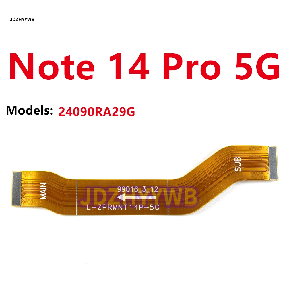 Placa principal placa-mãe conector cabo flexível para xiaomi redmi note 14 pro 4g 5g note14 pro