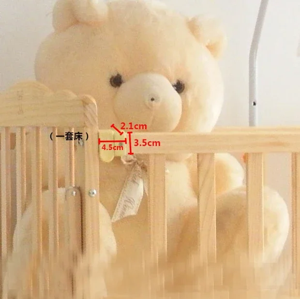 Baby crib accessories guardrail turn buckle flip plastic Kraft buckle swivel buckle