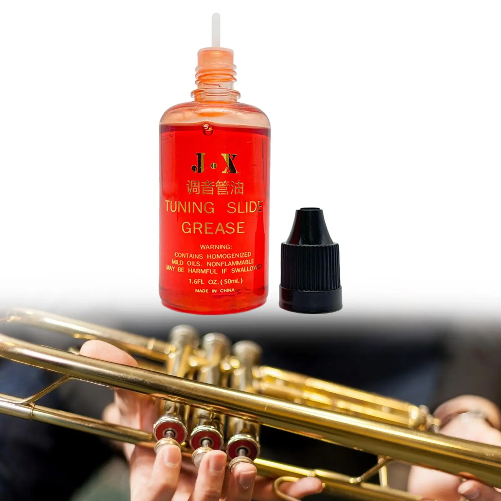 

Trombone Lubricant Instrument Accessories Care for Tubas Trumpets Supplies