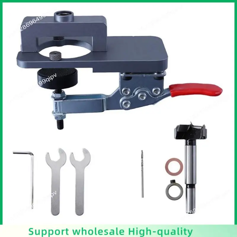 

ABSF Woodworking 35Mm Hole Opener Hinge Opener Door Cabinets Wood Work Hole Drilling Guide Locator