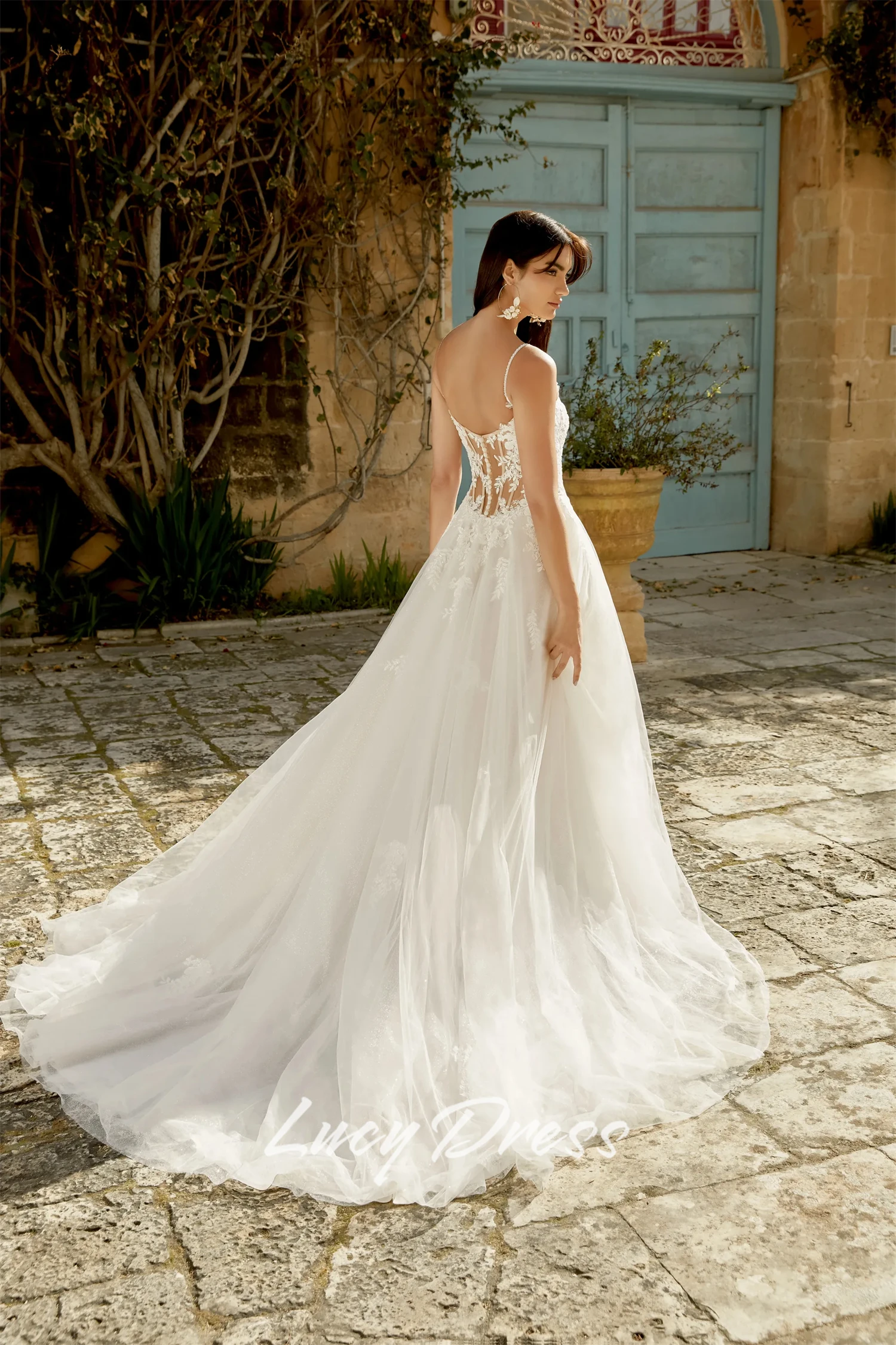 Lucy Customized Wedding Dresses Wedding Party Dress Wedding Dress for Wedding Brides Dress White Dress Wedding Dress Large Sizes