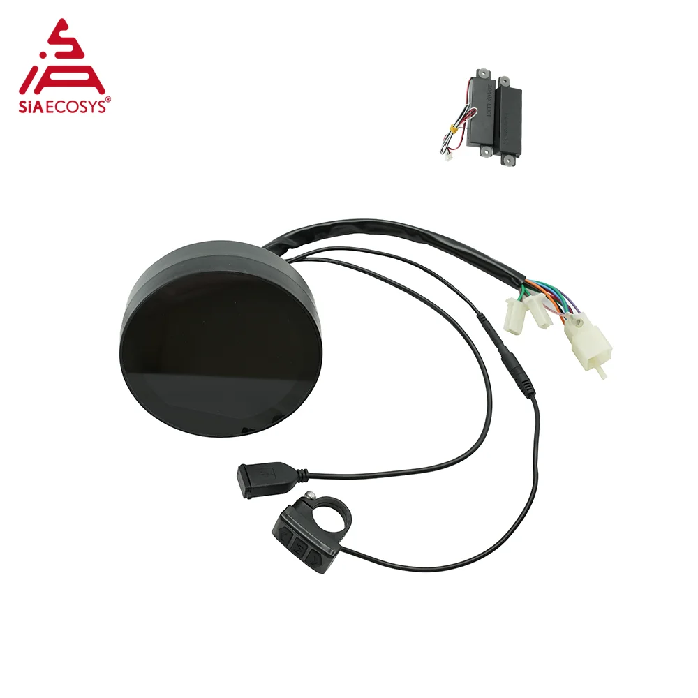 Дисплей мотоцикла 3,6-дюймовый TFT SCJ3622-A Спидометр CAN и однолинейная версия для электрического мотоцикла Круглый регулируемый дисплей