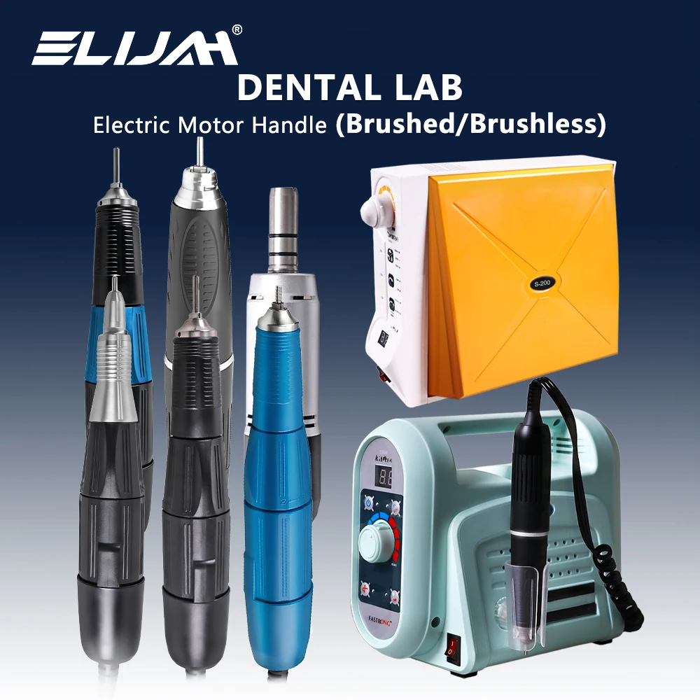 

SYJH 35000-60000RPM Dental Micromotor Polishing Handpiece 50/60/108 with Carban Brush Handle for Ginder Dentistry Lab Tools