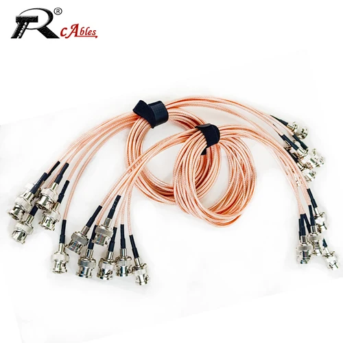 Cable Coaxial RF RG179, 75 Ohm, BNC macho, ángulo recto a conector macho BNC para cámara de vídeo, videocámara SDI HD-SDI/3G-SDI/4K/8K