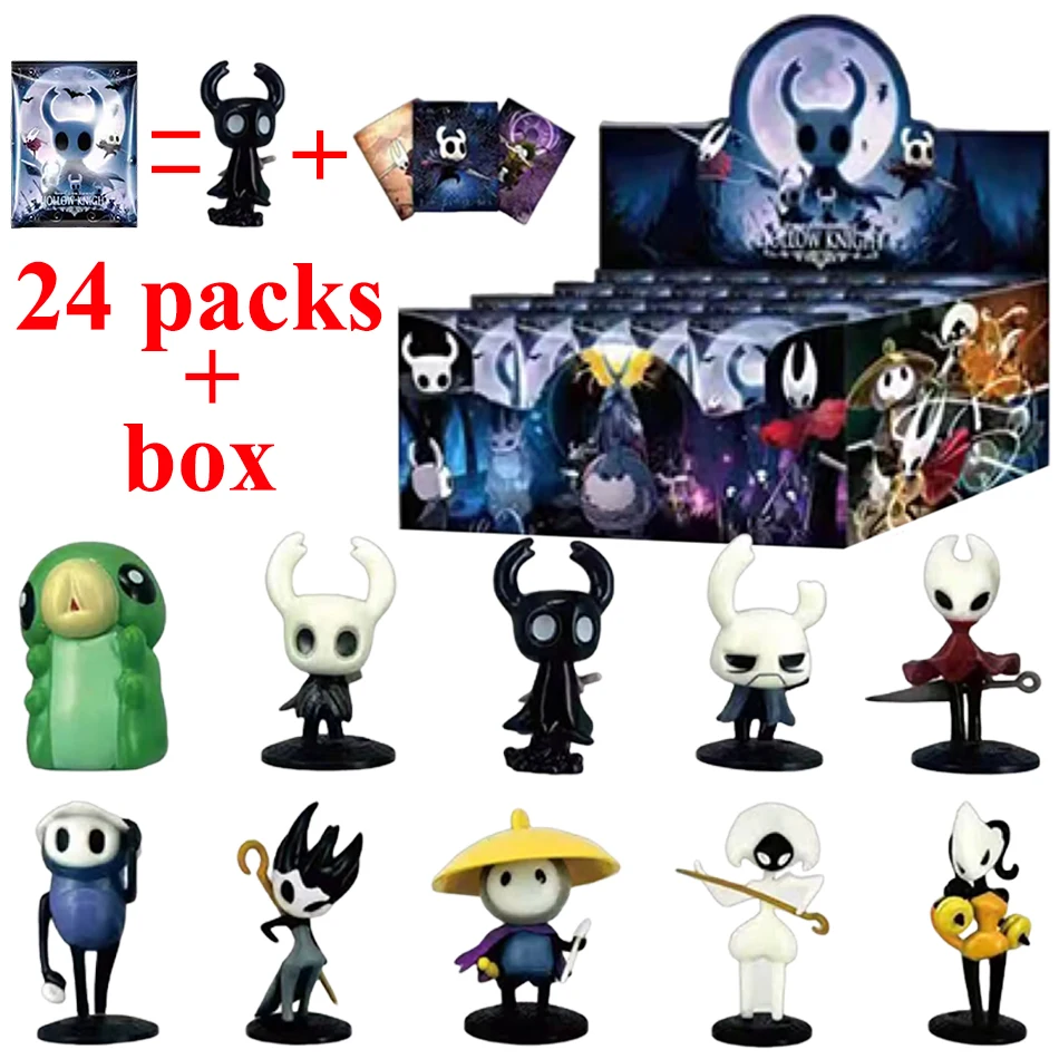 

Hollow Knight Game Blind Box Little Knight Hollow Knight Traitor Lord Handheld PVC Model Ornament Game Peripheral Toy Blind Box