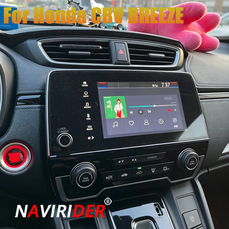 Android Auto 256GB Dual System Car Radio For Honda CRV BREEZE 2017-2022 Multimedia Cinema Music Natural Sound Screen GPS Carplay