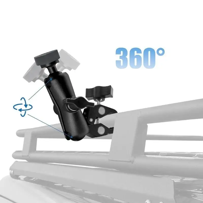 2026 New Mount for Satellite Adjustable Clamp Bracket Clamp Mount For Campers Ladders Roof