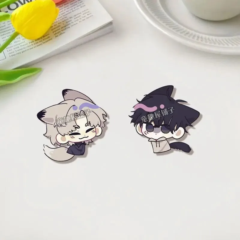 Korean BL Manhwa Low Tide in Twilight Acrylic Badge Yeo Taeju Kim Euihyun Kawaii Brooch Manga Goods Pins Bag Pendent Cute Decor