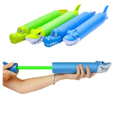 Summer Animal Head Water Guns Kids Toys Pistol Blaste  Outdoor Games Swimming Pool Shark Squirter Toys For Children