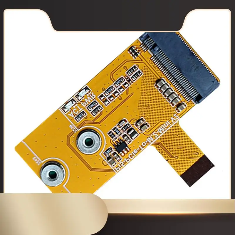 

Плата расширения для Raspberry Pi 5 Pcie To M.2 Nvme SSD Mini V2, однокорпусный FPC и дифференциальный соответствующий дизайн 2230 2242 M.2 Drive-