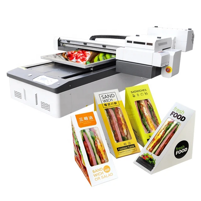 Locor A1 size 6090 uv flatbed printer wide format UV LED light printing machine price