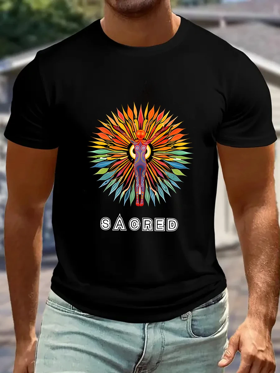 

Летние повседневные футболки Стираные футболки Большие свободные футболки с короткими рукавами и уникальными узорами Модные и забавные