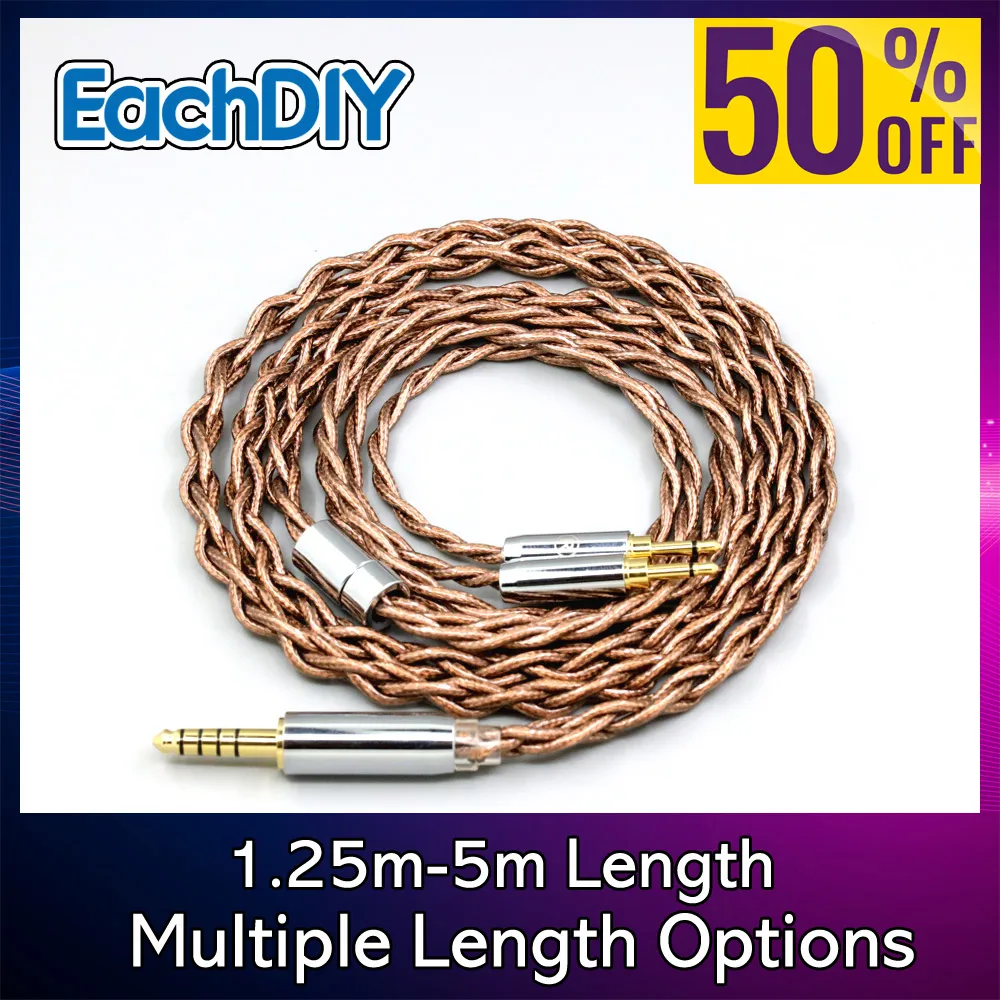 24k Gold Shield Pure 99% Silver 7n Graphene Sleeve Earphone Cable For Sivga Phoenix SV021 Oriole PII Apollo Aiva Headphone 8529