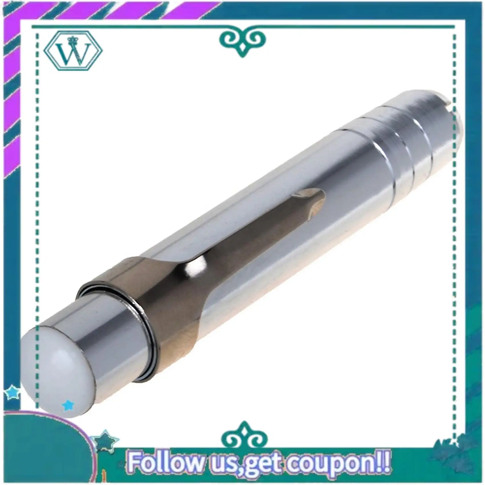 A75Q-4 pezzi Porta gesso in lega di alluminio argento