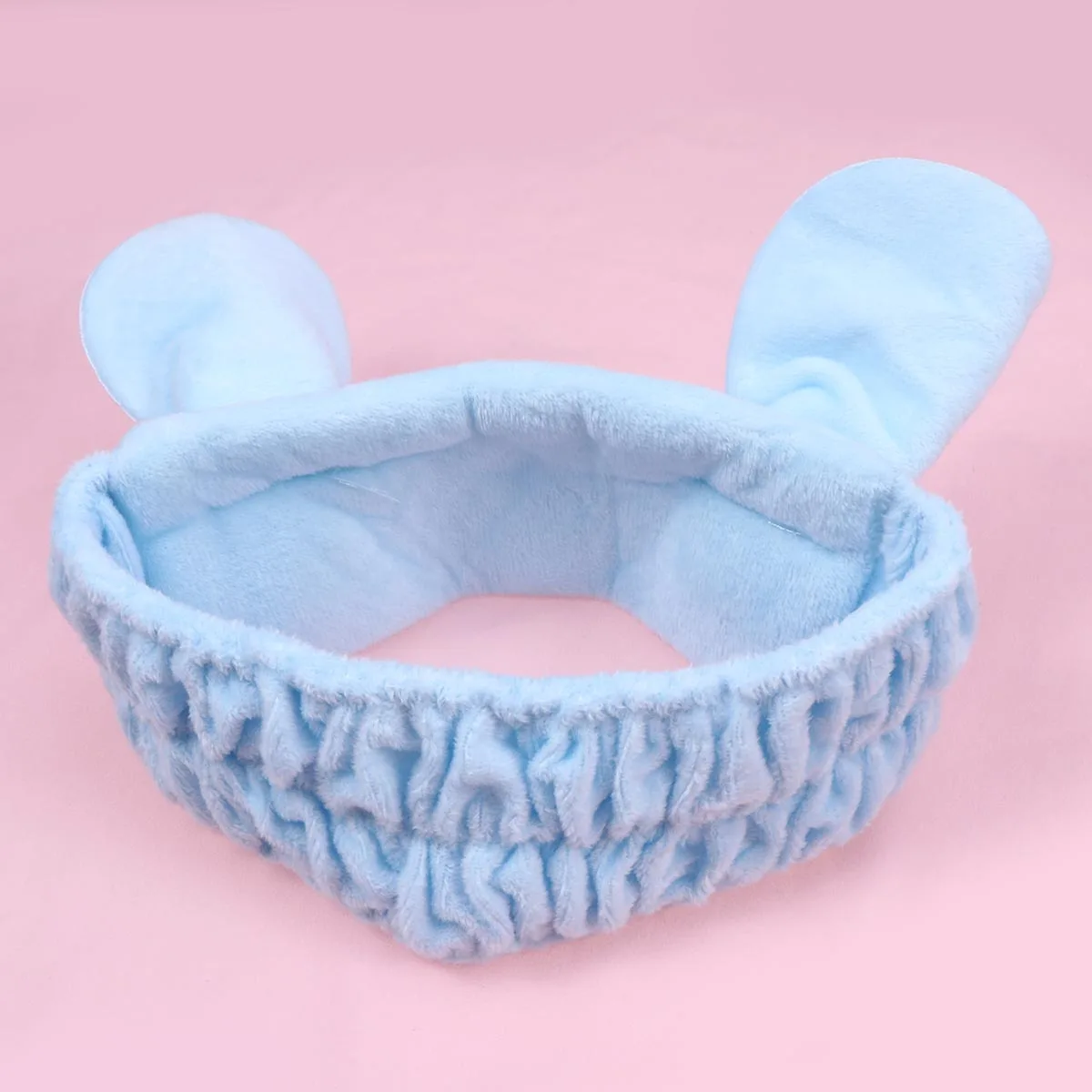 

Korean Version Bunny Ear Headband Miss Makeup Cute Headbands Elastic Hairband Women
