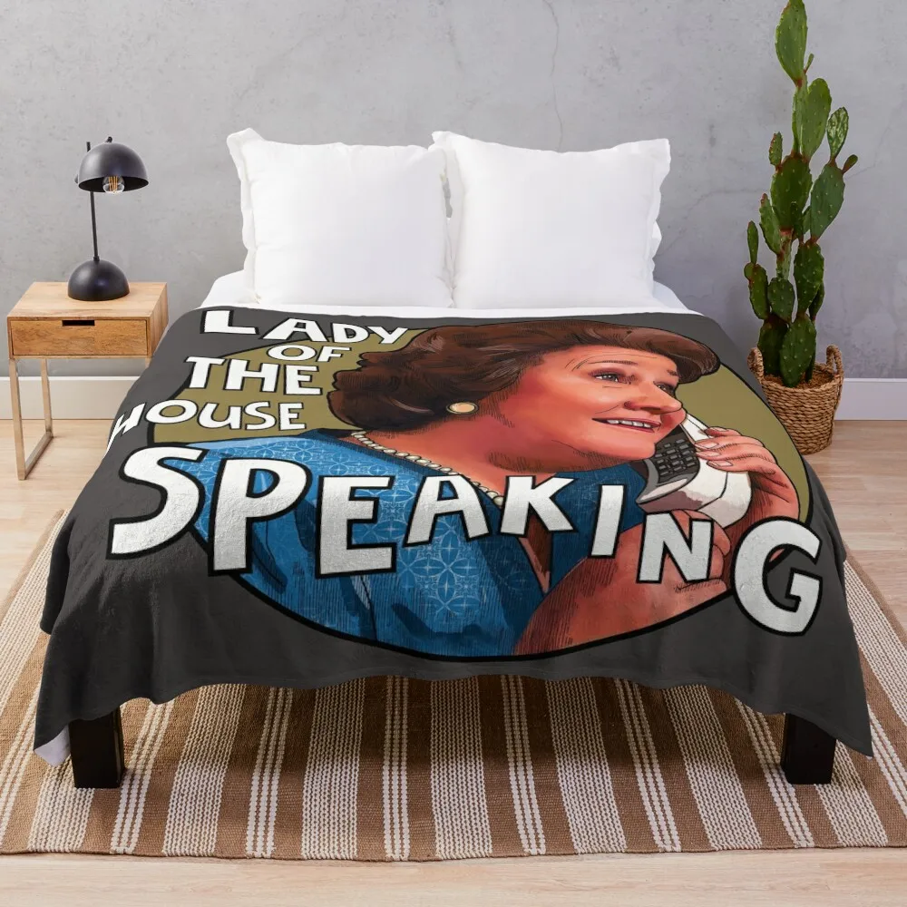 

Hyacinth Bucket Keeping Up Appearances Throw Blanket Fluffys Large Soft Plush Plaid sofa bed Blankets