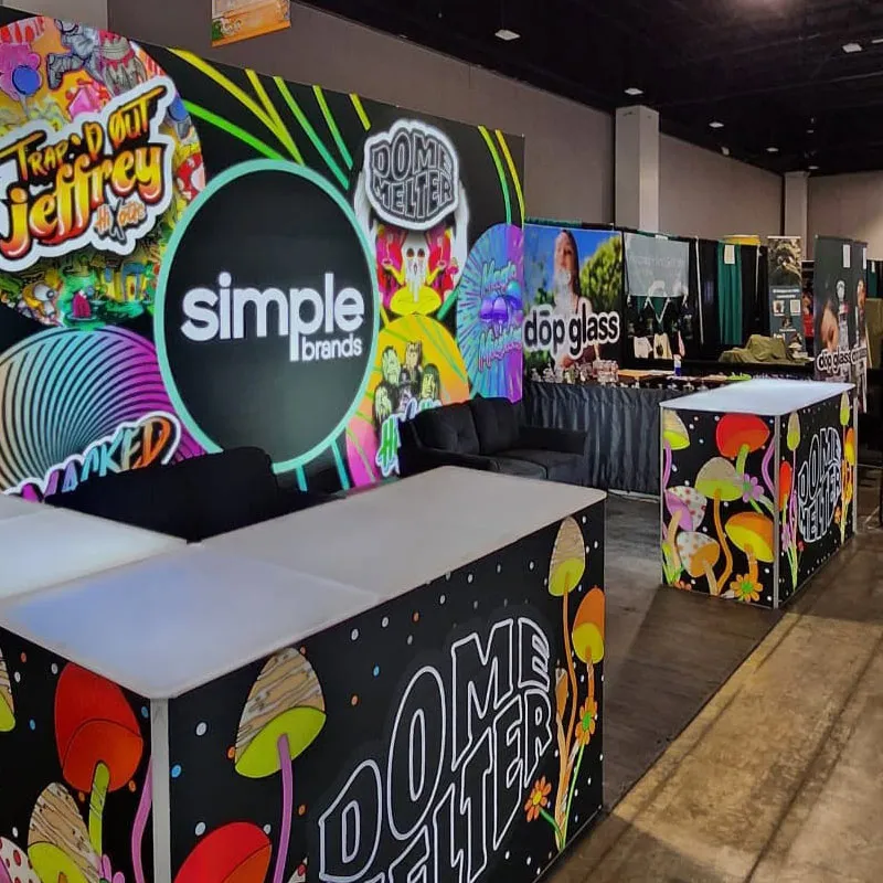 Tradeshow Booth Display Aluminium Backlit Modular Exhibition Booth Design Expo Display