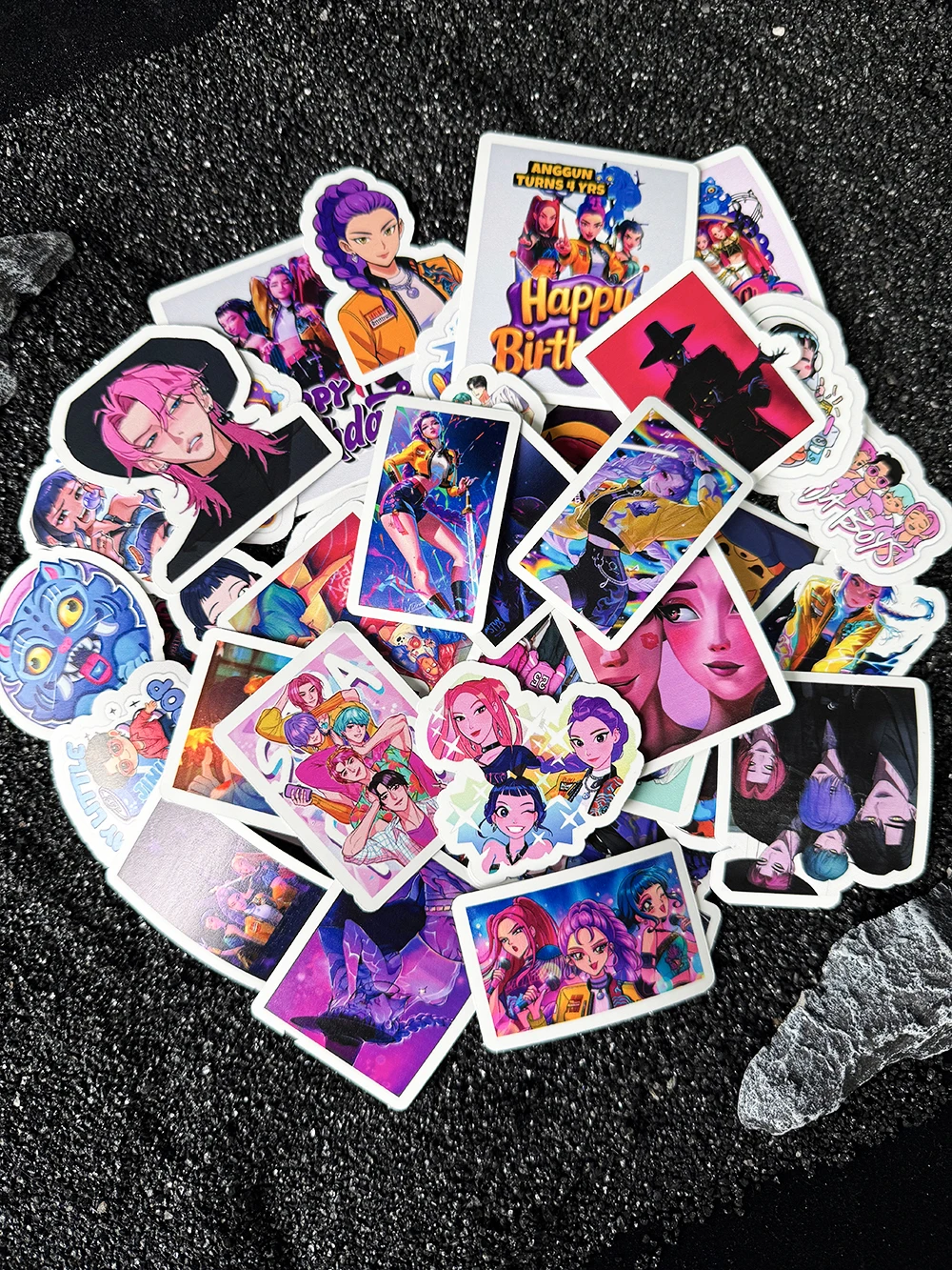 60 قطعة Kpop فيلم شيطان الصيادين هنتركس ساجا بنين ديربي النمر حقيبة ملصقات صناعة يدوية سكرابوكينغ كوب الديكور ملصقات مصورة #4
