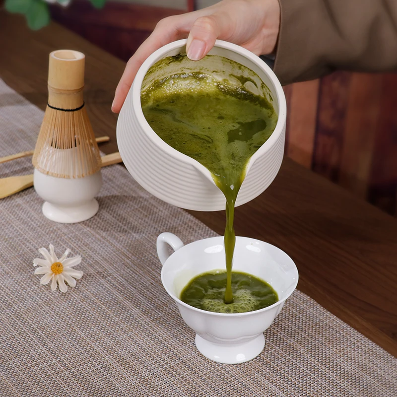 

Премиум, 8 шт., полный набор матча, японская универсальная керамическая чаша, венчик, церемониальный Новый год, Wellness, подарочные стартовые наборы Matcha