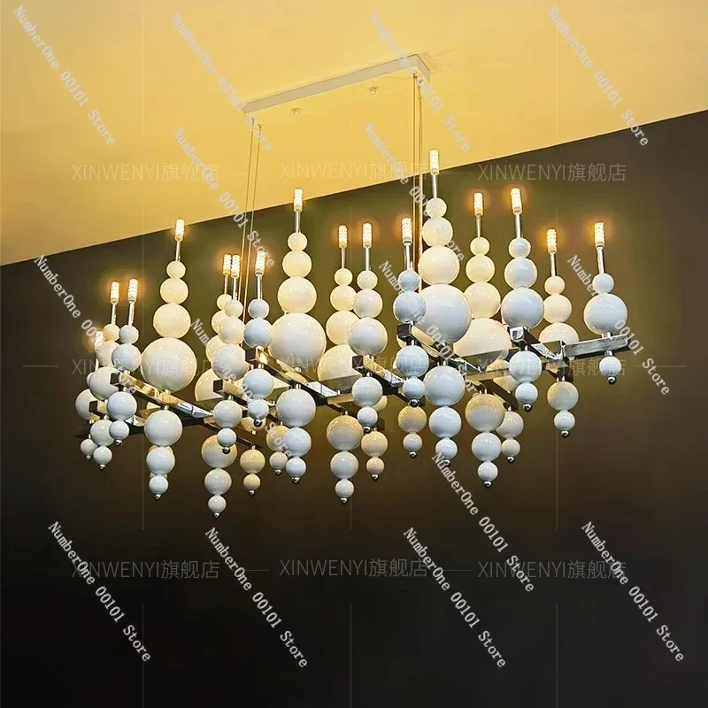 

Light luxury modern gourd living room dining room bedroom creative villa MOONTEAR hotel upscale smart