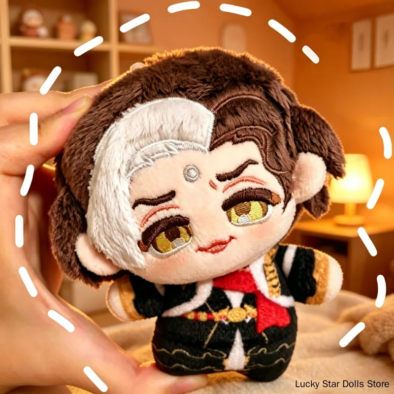 Stuffed 10cm Final Fantasy XIV Emet-Selch Anime Figures Plush Cosplay Dress Up Cotton Doll Toys for Kids Birthday Festival Gift