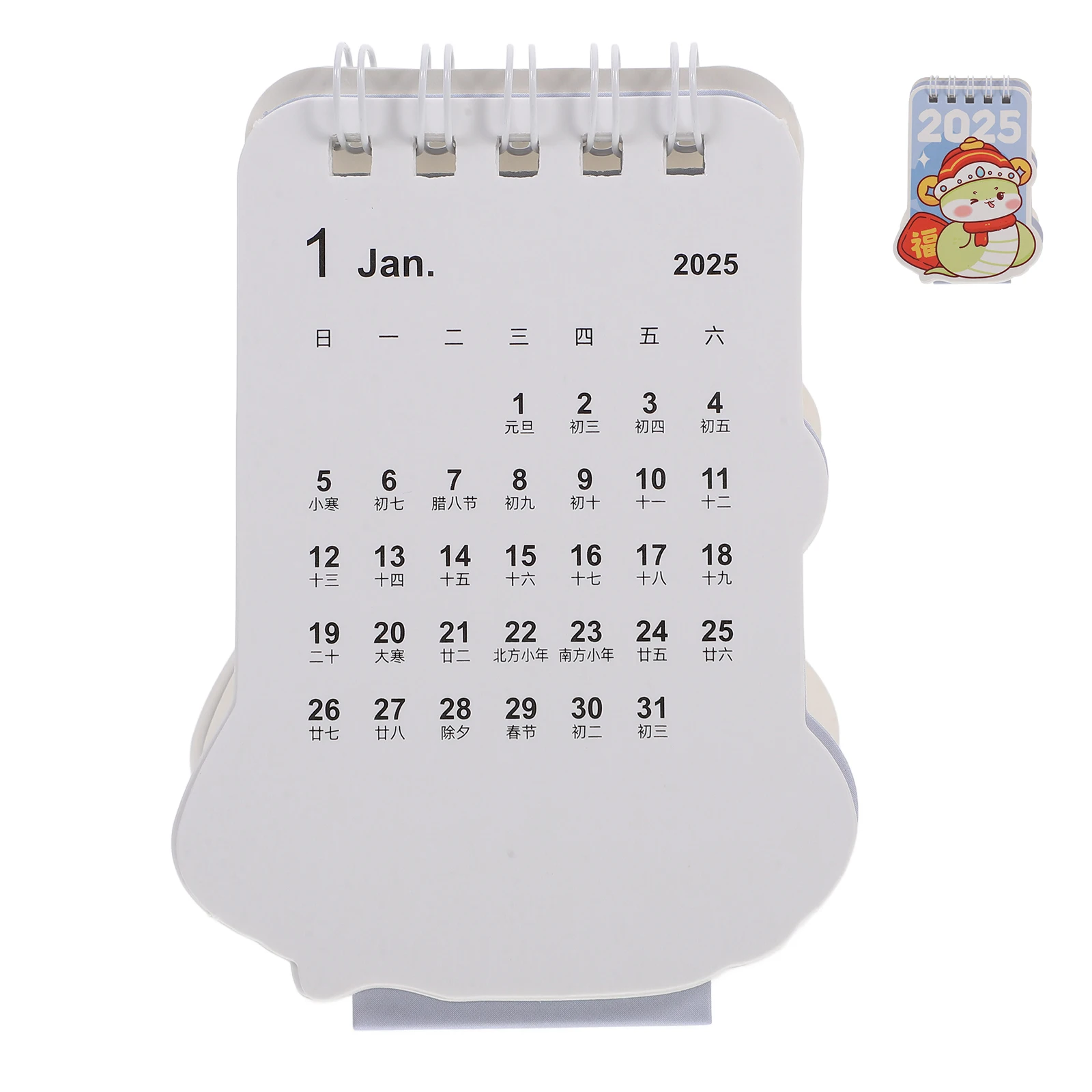 

Настольный календарь с героями мультфильмов для повседневного использования, простой дизайн, складной декор для рабочего стола, 20255, мини-месячный перекидной календарь для домашнего офиса