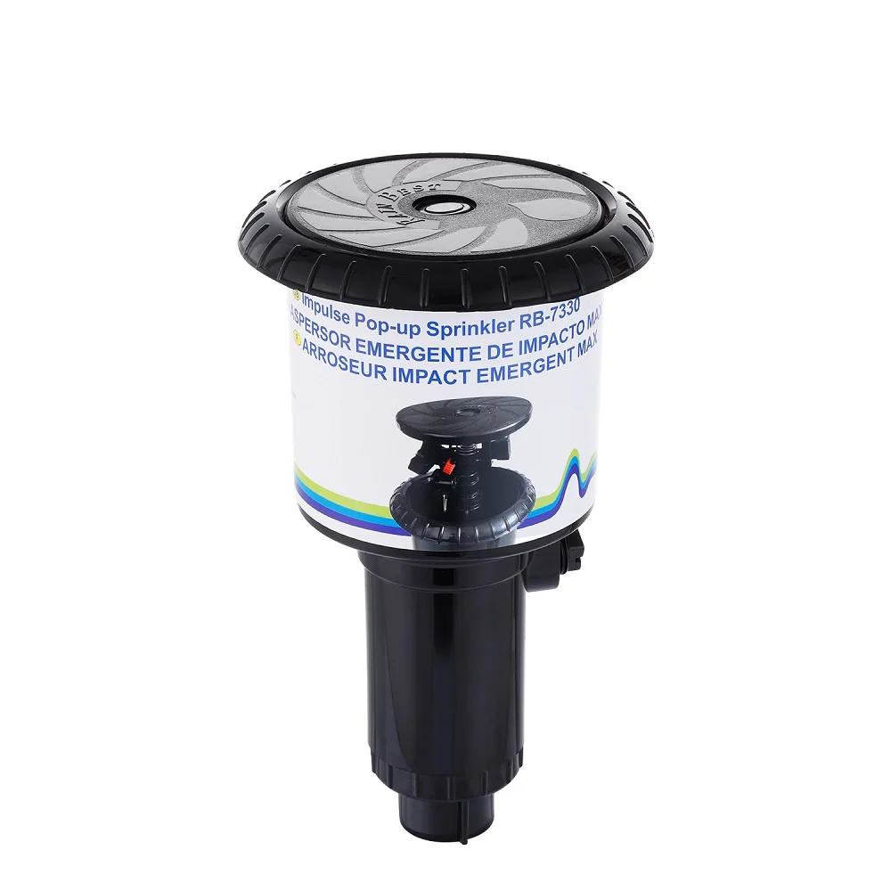 1/2" 3/4" Pulse Pop-Up Impact Sprinklerkopf, verstellbarer Rocker, rotierender vergrabener Sprinkler, flache Ackerland-Automatikbewässerung – Detail 3