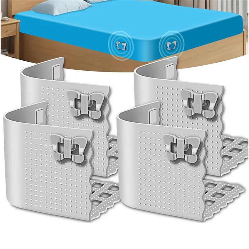 

Bed Sheet Holders,Fitted Sheet Straps Holder Sheet Clips,Keep Sheets Firm&Tight In Place Heavy Duty Silicone 4Pack