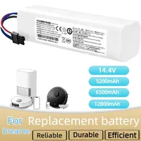 Original 12800mAh Lithium-ion Battery Pack P2008-4S2P-MMBK For Dreame Robot Vacuum Mop Cleaner D9 F9 L10 L10 Pro 4INR19/66-2