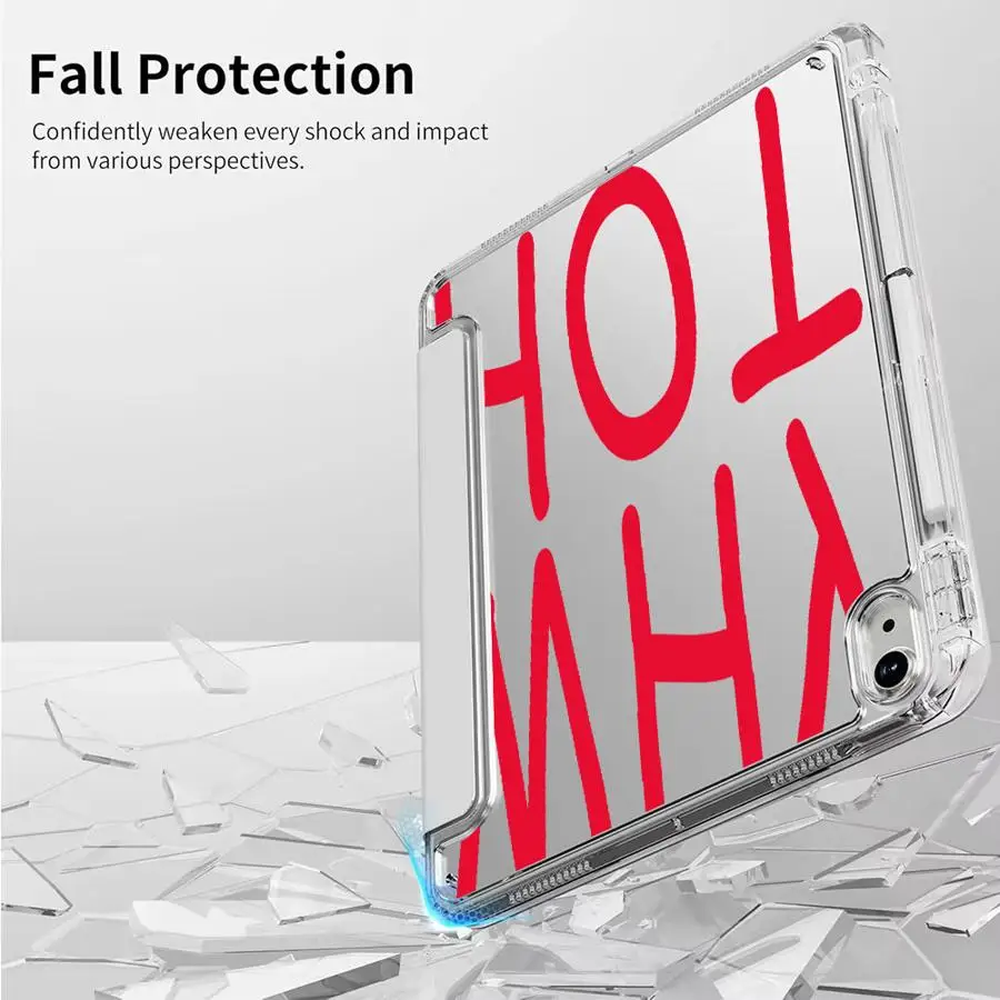 Tablet Case For iPad Pro 2025 Air 4 5 M3 M2 M4 11inch Pro 11th 10th 9th 8th 7th 12.9inch Mini 6 7 Holder Cover Y-Fold