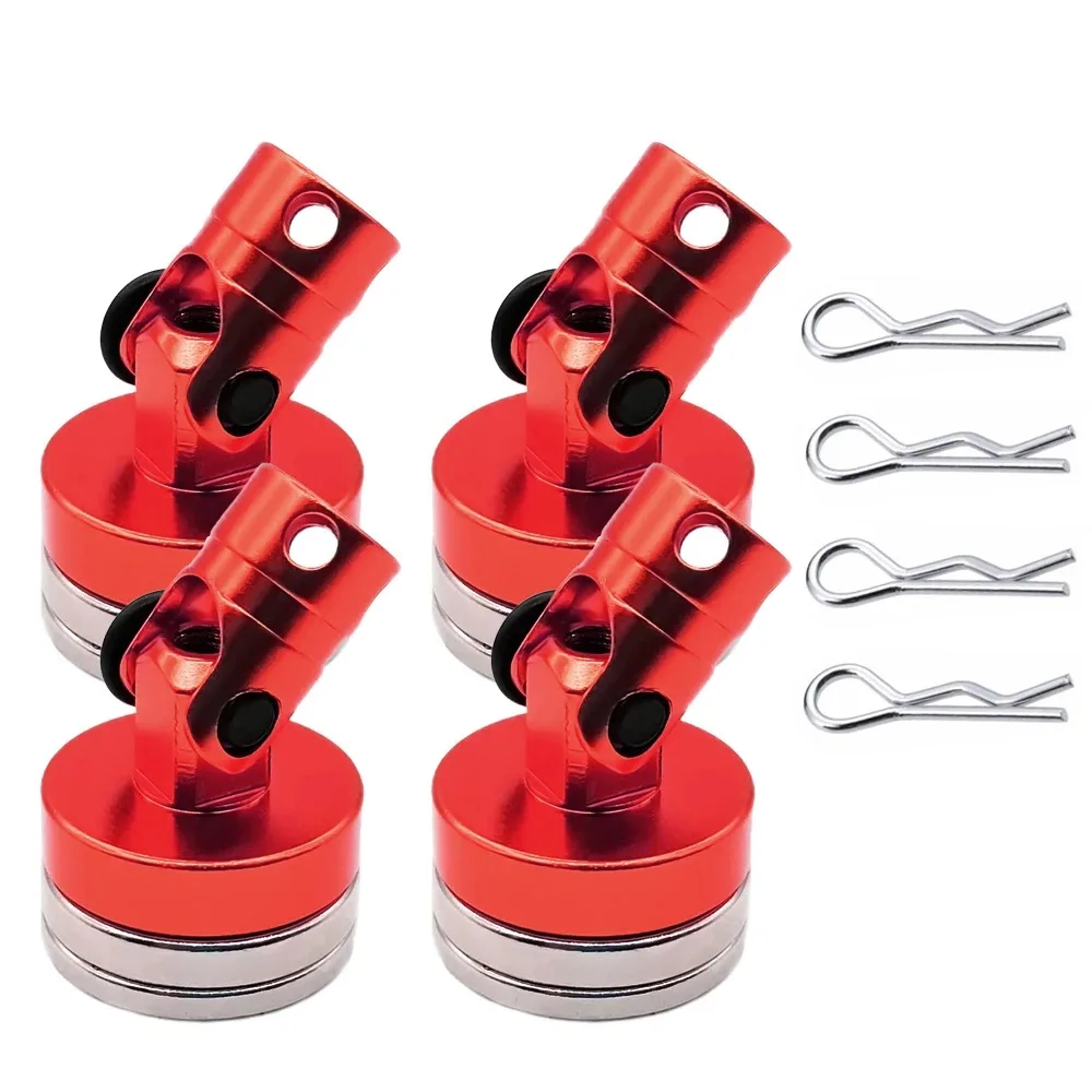 1Set Strong Magnetic Stealth Body Post Shell Column For 1/10 RC Drift Car Tamiya TT01 TT02 Body Mount Upgrade Accessories