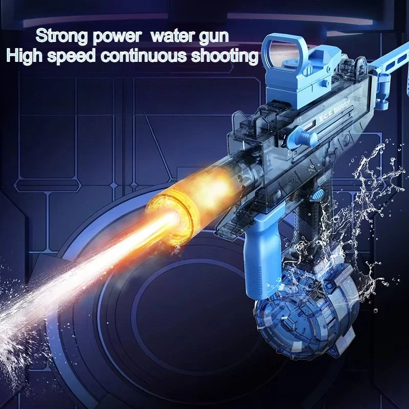 Electric Water Gun Toy with LED Sight Automatic UJ1 Rapid Fire Water Pistol Spray Blaster Pool Outdoor Toys for Boys Adult Gifts - Image 3