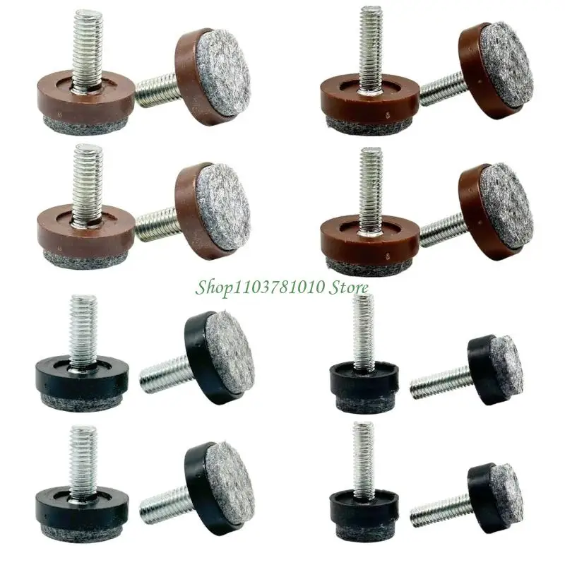 U55D 4pcs Anti Slip Furniture Leg Feet Felt Pads For Tables And Chairs Easy Installation Furniture Leg Feet Long Lasting