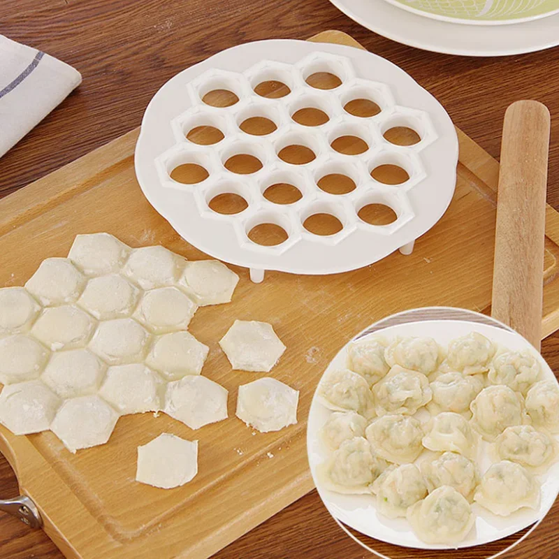 

19 Holes Dumpling Maker Dough Press Ravioli Making Mould Dumpling Mold DIY Maker Dumpling Pelmeni Mold Pasta Form 2022 New