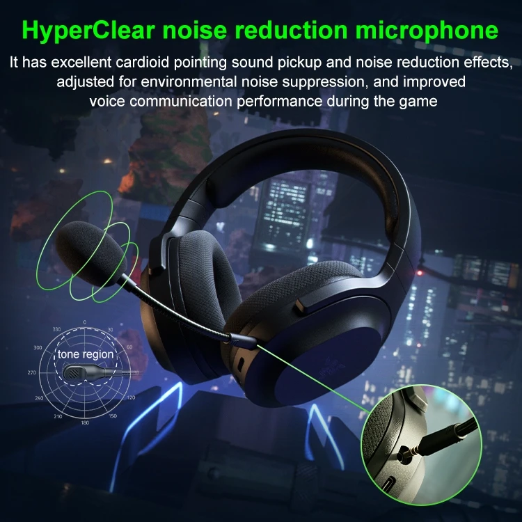 Razer Barracuda X Type-C Wireless Noise Reduction Gaming Headphone