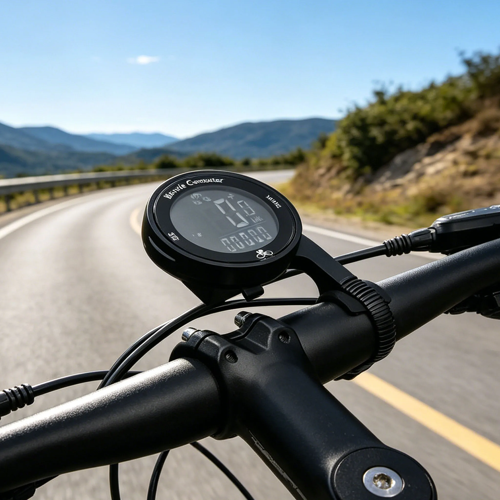 

Road Bicycle Computer ABS Smart Multi-functional Tracking Backlit Display Waterproof Speedometer Mountain Bike Odometer Parts