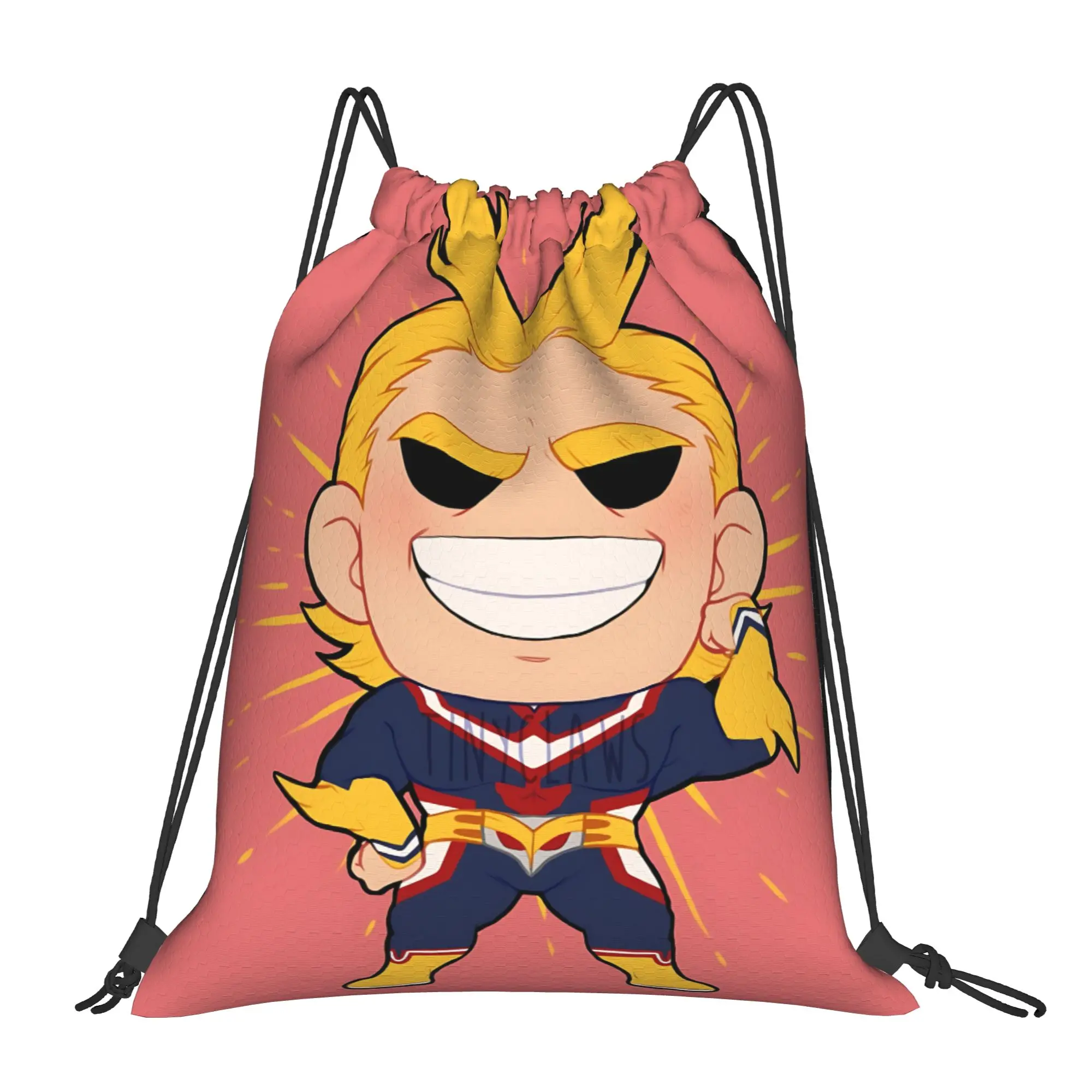 1 pc I Am Here My Hero Academia Drawstring Bags Gym Unisex Storage Bag